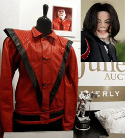 Michael Jackson's 'Thriller' Jacket Up For Auction