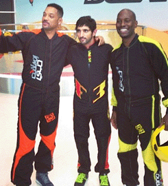Fresh Prince Skydives With Real Prince