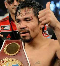 Manny Pacquiao Wins WBO Welterweight Title With Unanimous Decision Over Tim Bradley