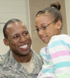 Air Force Sergeant Returns Home, Surprises Daughter 