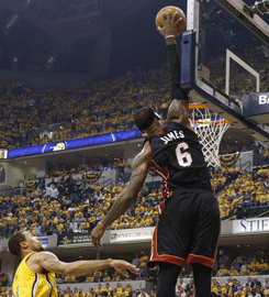 Lebron James, Heat Even Series, Beat Pacers In Game 2
