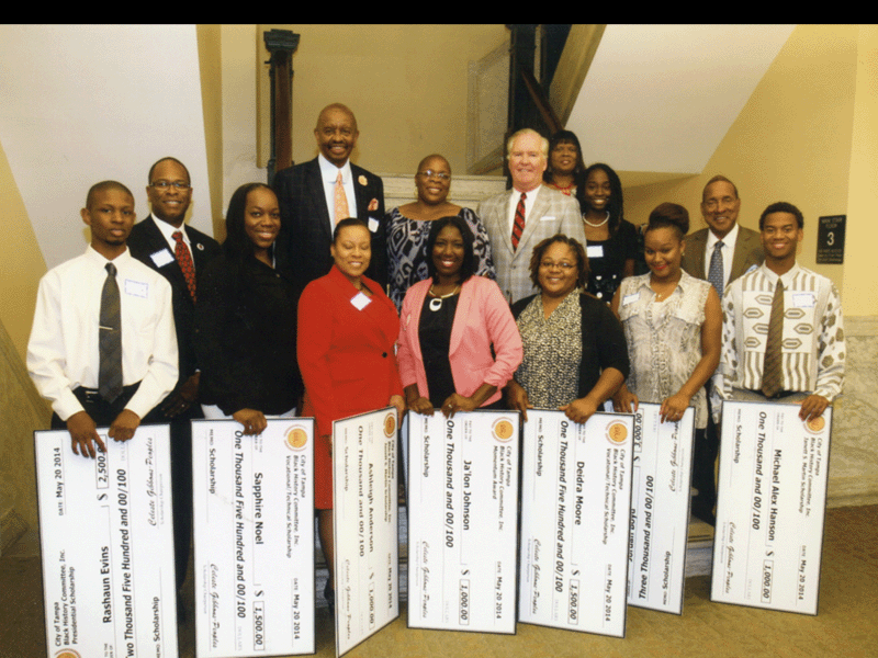 CITY OF TAMPA BLACK HISTORY COMMITTEE AWARDS $14,500 IN SCHOLARSHIPS 