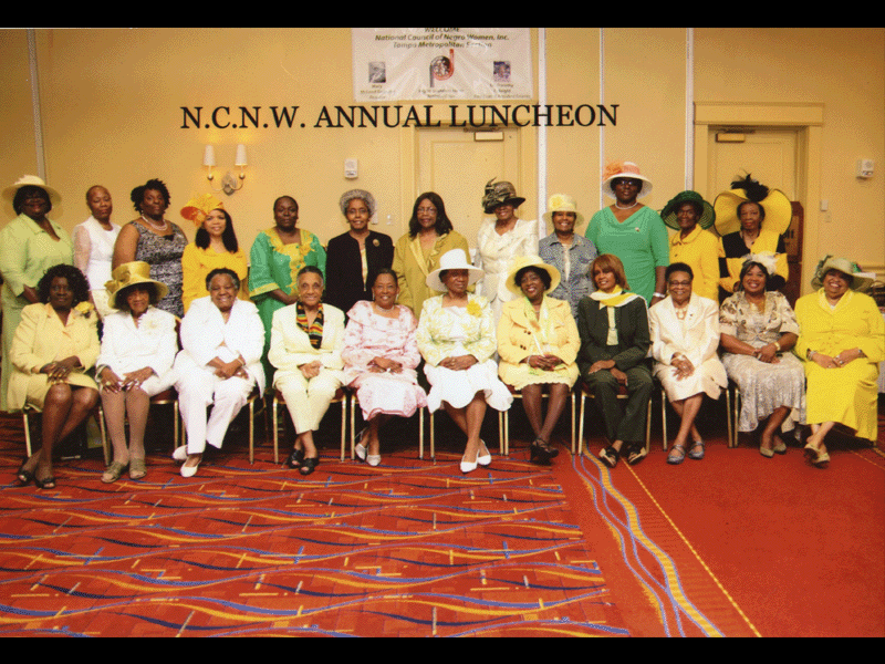 NATIONAL COUNCIL OF NEGRO WOMEN RECOGNITION LUNCHEON