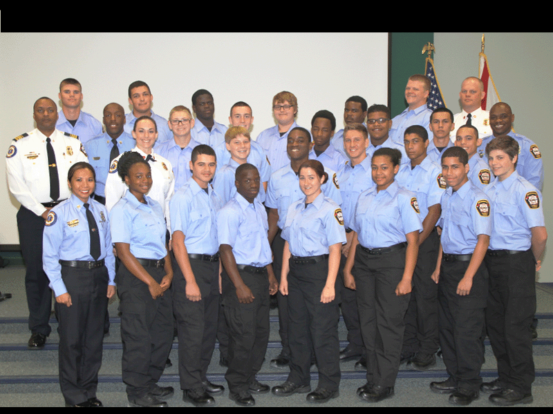 FIRE DEPARTMENT HOLDS SUMMER YOUTH ACADEMY GRADUATION