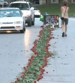 Vigils Honoring Michael Brown Line The Street Where He Was Killed