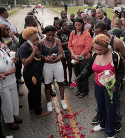 Violence And Looting Breaks Out At Vigil For Teen Killed By Police In St. Louis