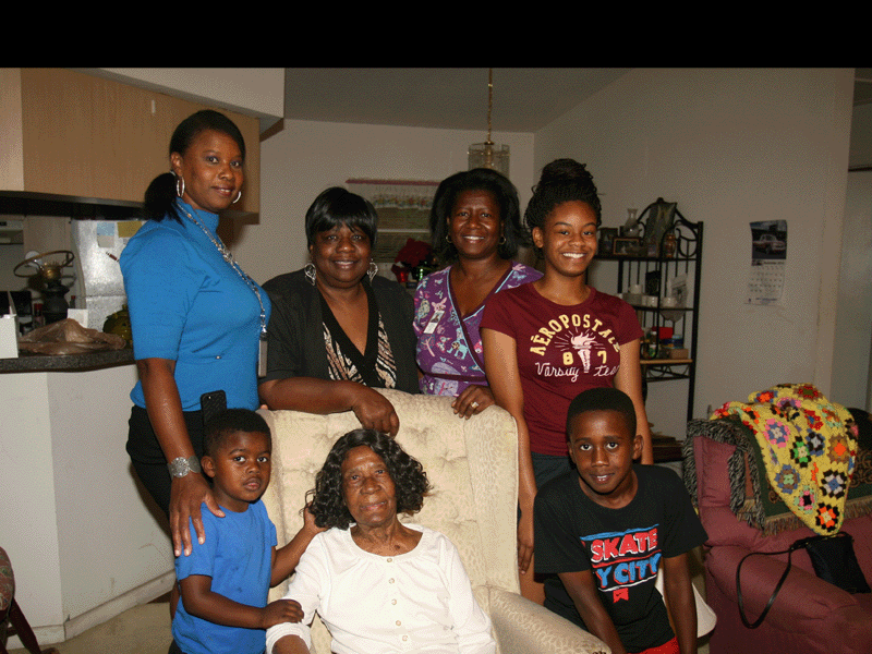 BIRTHDAY PARTY HONORS 104- YEAR-OLD 