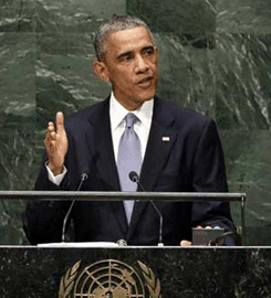 Obama, At U.N., Vows To Counter ISIS Threat