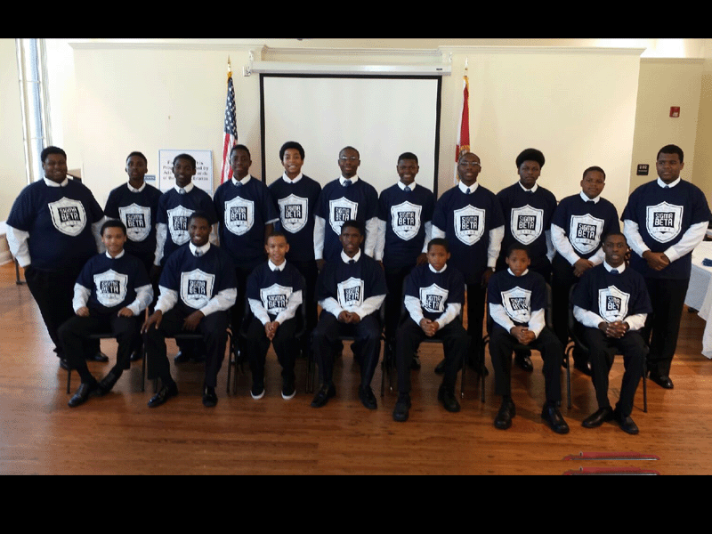 PHI BETA SIGMA FRATERNITY, INC. SIGMA BETA CLUB  YOUTH INDUCTION CEREMONY HELD
