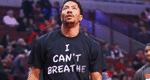 Rose Wears ‘I Can’t Breathe’ Shirt In Protest