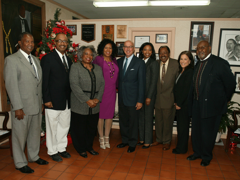 SENTINEL EDITORAL BOARD WELCOMES AIRPORT CEO AND STAFFERS