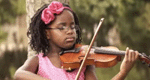 Violin Prodigy, 7, Plays For Peace In Ferguson