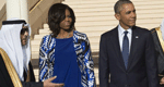 First Lady Michelle Obama Criticized For Not Covering Head In Saudi Arabia