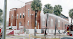 Fire Heavily Damages Historic Baptist Church