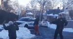 Viral Video Claims Cops Pull Gun On Teens Having Snowball Fight