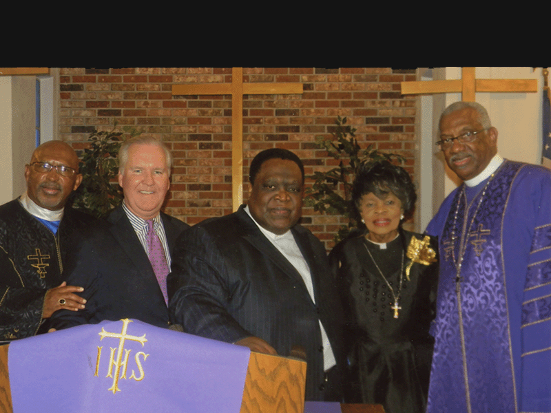 CHURCH’S MORTGAGE BURNED DURING  ANNIVERSARY CELEBRATION