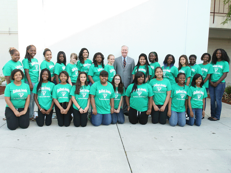 Mayor Surprises Radiant Jewels At Van Buren  For Their ‘Career Day’ Event
