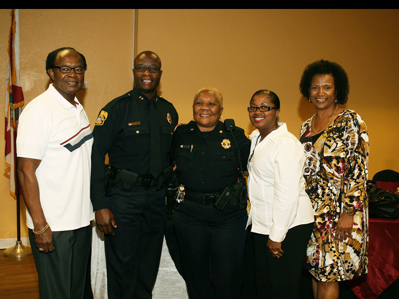 TAMPA POLICE MAJOR HONORED