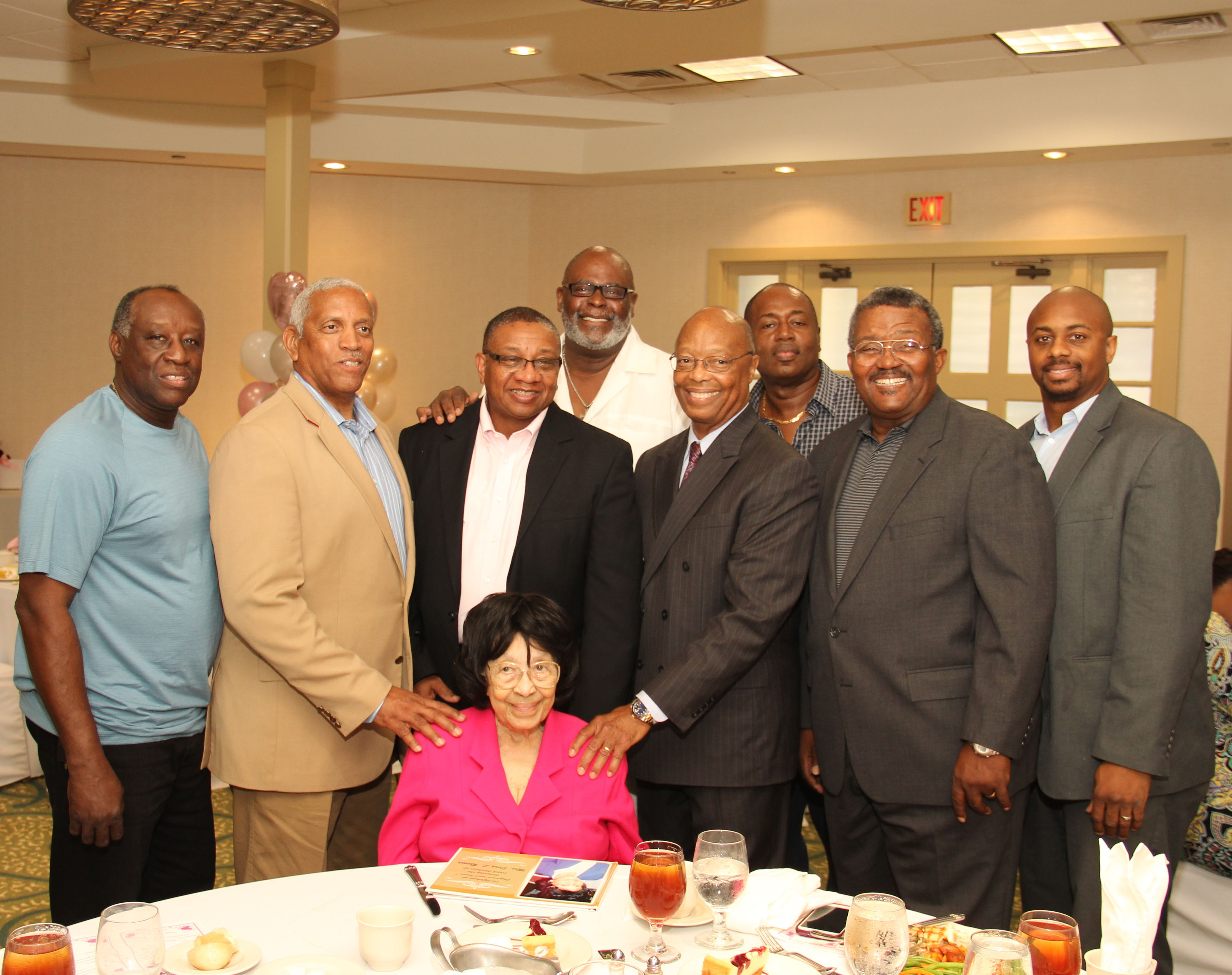 RETIRED EDUCATOR ENJOYS PARTY CELEBRATING 100TH BIRTHDAY