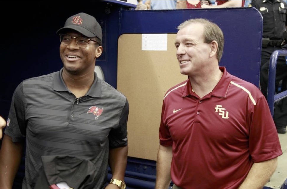 FSU’s Jimbo Fisher And Jameis Winston Team Up Again At Rays Game