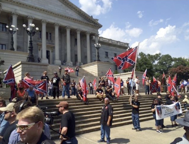 KKK And Black Group Clash In Front Of S.C. Capitol