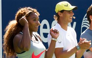 Serena Williams, Rafael Nadal playing in Manila