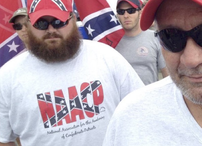 Hundreds Support Confederate Flag In Birthplace Of KKK