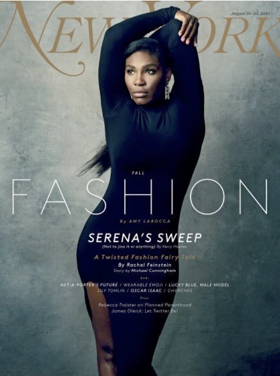 Serena Stuns On Cover Of New York Mag; Talks About Racism Against Her