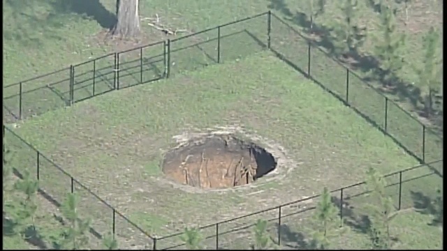 Sinkhole Reopens On Property Where Man Died