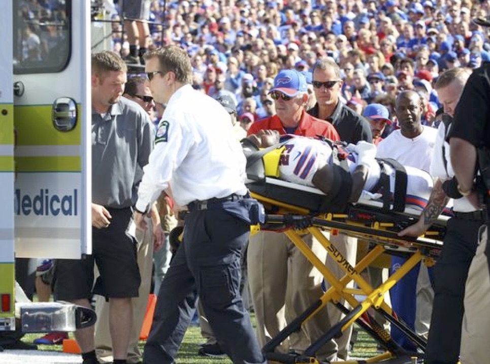 Bills DB Ok After Neck Injury