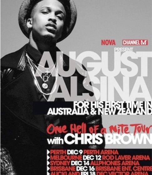 August Alsina To Join Chris Brown On The Australian Leg Of His Tour