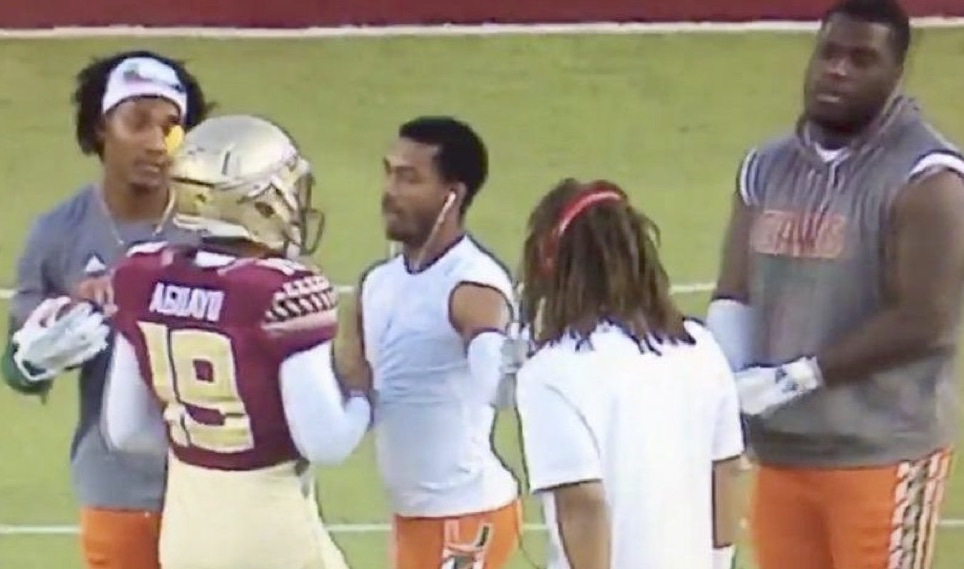 FSU Kicker Gets Punked After Warming Up On Wrong Side Of Field