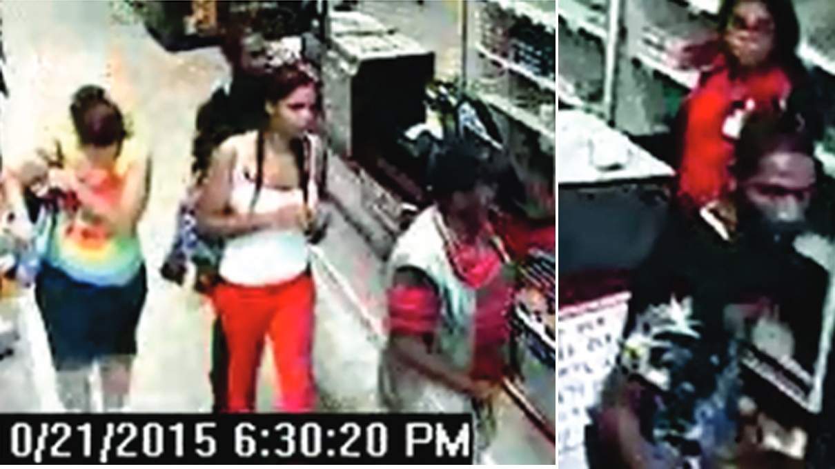 Surveillance Captures Suspects Stealing Liquor