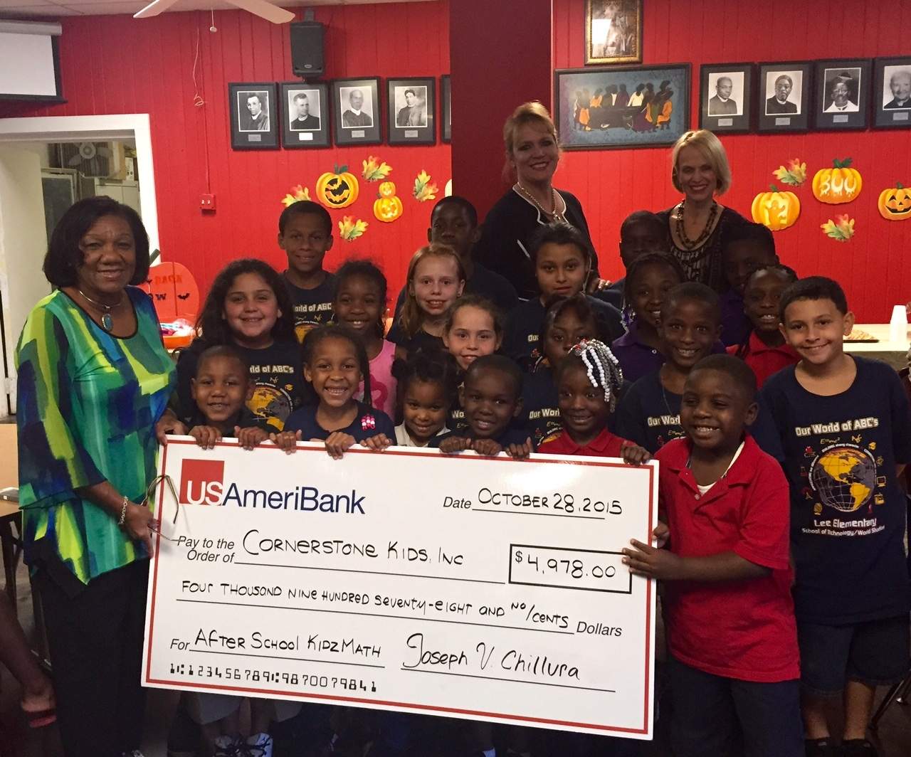 USAmeri Bank Makes Donation To Cornerstone Kids, Incorporated