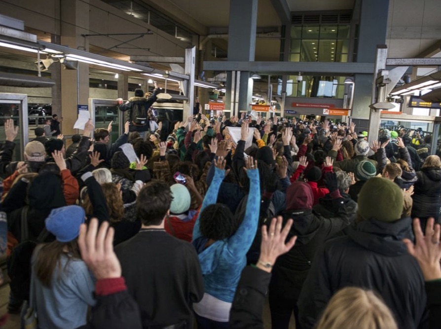 Black Lives Matter Protesters Converge On Mall Of America And Airport In Minnesota