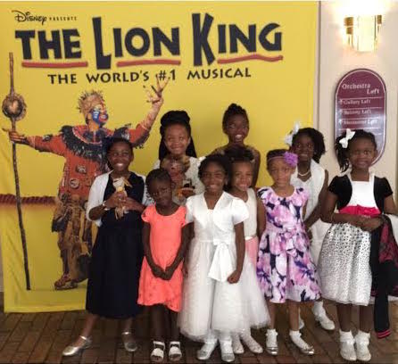 SORORITY TAKES ITS YOUTH GROUP TO ‘THE LION KING’