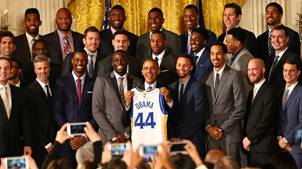Warriors Celebrated At White House