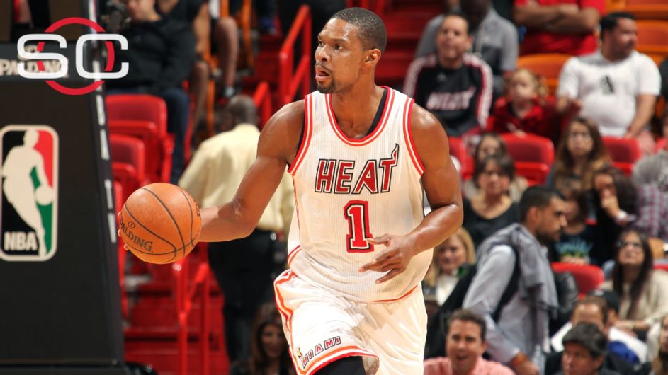 Chris Bosh Returns To Heat Bench For 1st Time Since All-Star Break