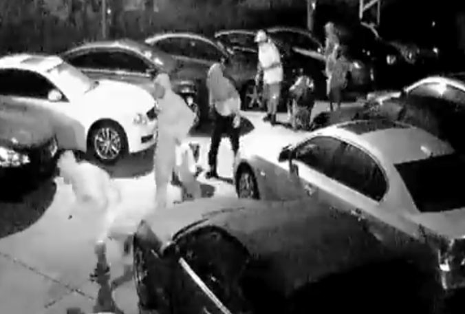 Police Search Of Suspects In Theft Of 8 Vehicles