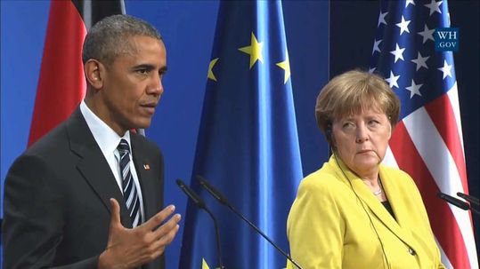 Pres. Obama Pushes Controversial Trade Deal In Germany