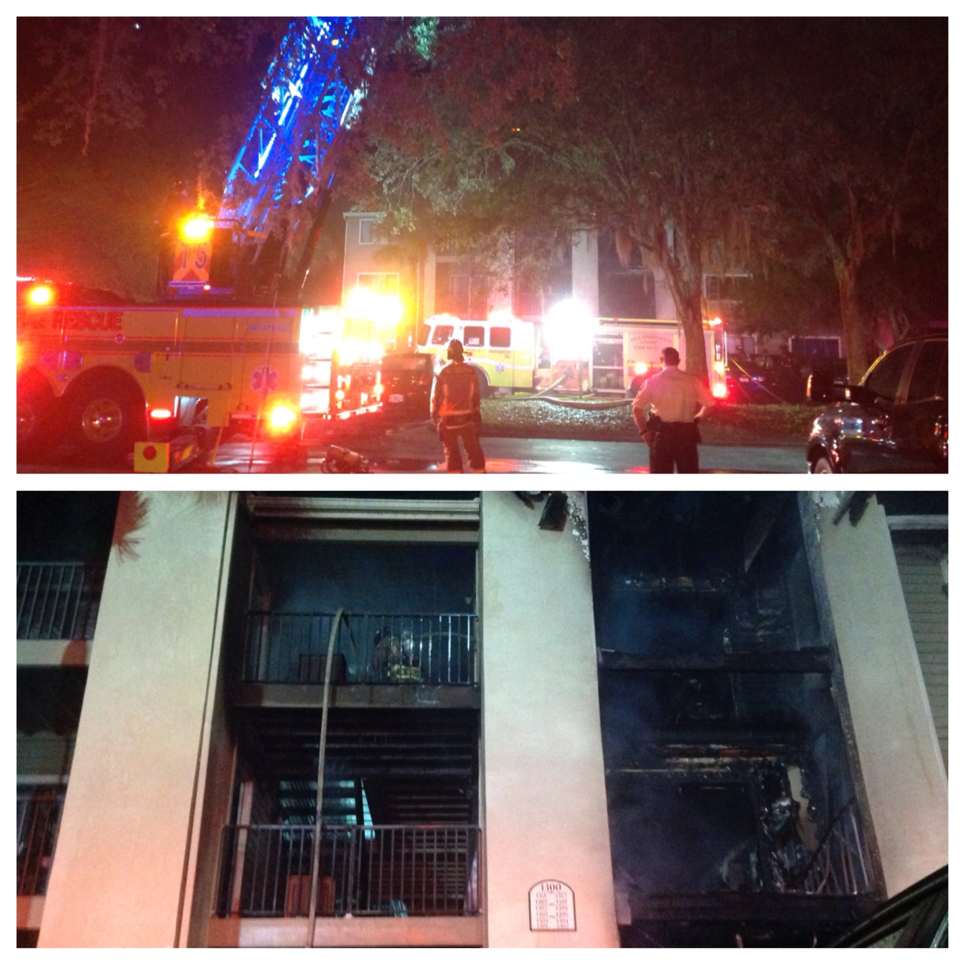 24 Apartments Damaged In Fire