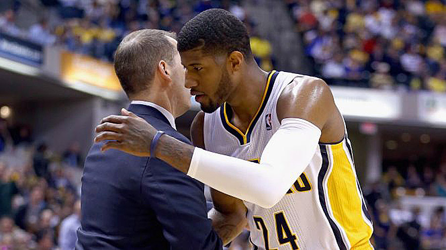 Paul George Posts Touching Message To Former Pacers Coach Frank Vogel