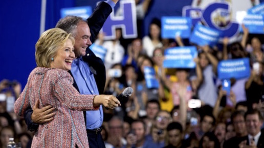 Hillary Clinton’s Running Mate Is Virginia Senator Tim Kaine