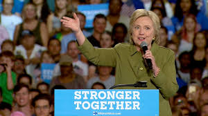 Several Hundred Greet Hillary Clinton, Days Before The Democratic National Convention