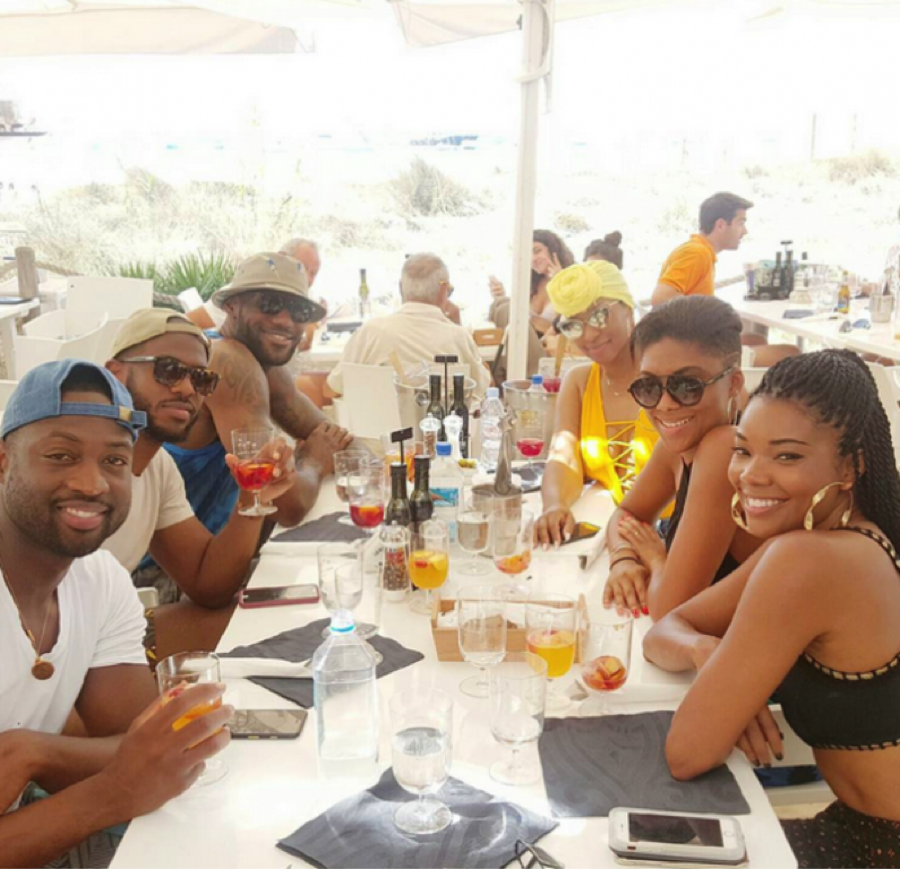 It’s Summertime And NBA BFFs Vacay With Their Wives In Spain
