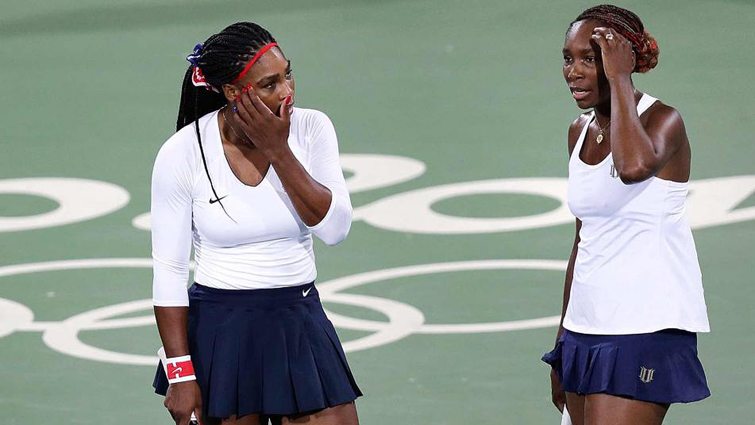 Serena Williams, Venus Williams Fall In Olympic Doubles Match For First Time