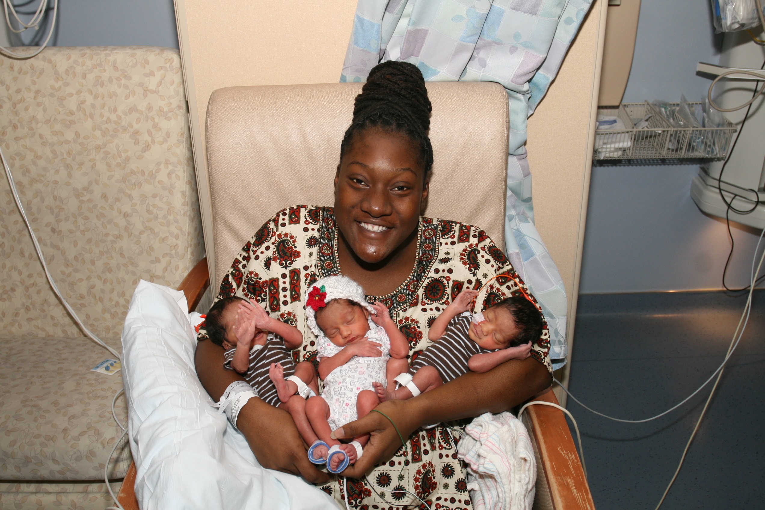 First-Time Mom Gives Birth To Triplets On Christmas Day