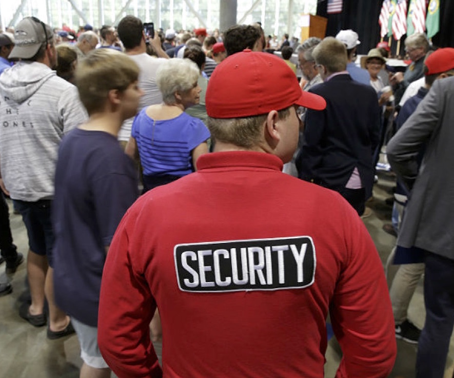 Trump Plans To Keep His Aggressive Private Security Crew