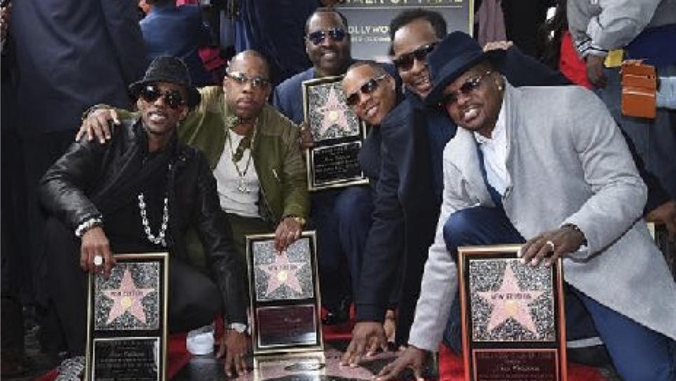 New Edition Gets Hollywood Walk Of  Fame Star