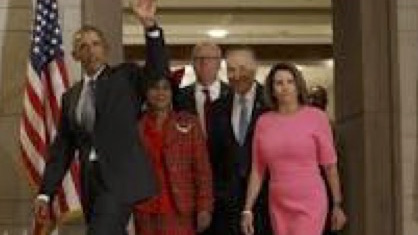 President Meets With Democrats In Congress About Obamacare